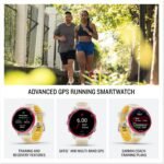 Garmin® Forerunner® 570, 42mm, Advanced GPS Running and Triathlon Smartwatch, AMOLED Display, Training and Recovery Features, Raspberry Aluminum with Translucent Bone/Mango Band - Image 3