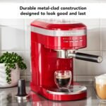 KitchenAid Metal Semi-Automatic Espresso Machine - KES6503, Empire Red - Image 5