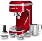 KitchenAid Metal Semi-Automatic Espresso Machine - KES6503, Empire Red - Image 6