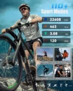 Military Smart Watches for Men,1000mAh/1.7" HD Large Screen Smartwatch, Led Flashlight, Answer/Make Calls,Waterproof,Heart Rate/Sleep Monitor/110+ Sport Modes Fitness Watch for Android/iPhone - Image 9