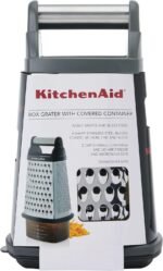 KitchenAid Gourmet Box Grater, Charcoal Gray, 10 Inch - Image 5