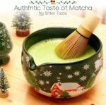 Christmas Gifts Matcha Whisk Set, Ceramic Matcha Set Includes Bowl & Holder, Bamboo Whisk (Chasen), Scoop, Spoon and Sifter, 6PCS Matcha Kit Covers Everything Needed for Making Matcha - Image 4