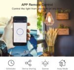 TREATLIFE Smart Light Switch, 2.4GHz WiFi Light Switch, Neutral Wire Required, Works with Alexa, Google Home and SmartThings, Single-Pole, Remote Control, FCC Listed, 1 Pack - Image 4