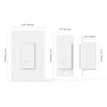 TREATLIFE Smart Light Switch, 2.4GHz WiFi Light Switch, Neutral Wire Required, Works with Alexa, Google Home and SmartThings, Single-Pole, Remote Control, FCC Listed, 1 Pack - Image 5