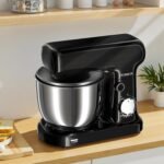 Stand Mixer with 3QT+3.5QT Dual Bowls, 10-Speed Electric 300W Food Mixer - Includes Egg Whisk, Dough Hook & Flat Beater for Home Baking & Daily Cooking (Black) - Image 7