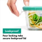 OXO Good Grips 2 Cup Smart Seal Glass Airtight Round Food Storage Container - Image 4