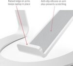 Twelve South Curve SE Ergonomic Aluminum Laptop and MacBook Stand with Anti-Slip Silicone to Prevent Scratching | Compatible with 11" to 17” laptops - Image 4