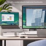 Twelve South Curve SE Ergonomic Aluminum Laptop and MacBook Stand with Anti-Slip Silicone to Prevent Scratching | Compatible with 11" to 17” laptops - Image 5