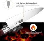 HOSHANHO Professional High Carbon Stainless Steel Chef Knife & Santoku Knife - Image 4