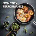 3-Piece Hybrid Stainless Steel Cookware Set-12 Inch Wok with Lid,10 Inch Frying Pan,12 Inch Skillet with Lid-Non Stick,PFOA Free,Dishwasher&Oven Safe,Induction Compatible,Cookware Set. - Image 4