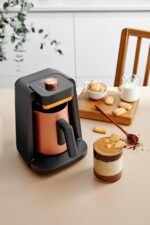Arzum Okka Rich Spin Pro Turkish Coffee and Hot Beverage Maker, Velvetiser, Milk Frother, 120V, 5 Cups, Stainless Steel Cooking Pot, Copper - Image 3