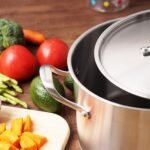 HOMICHEF 3.5QT Silver Nickel Free Stainless Steel Stockpot with Lid - Matte Polished, 8 Inch Wide, 7.6MM Thick Base, No Non-Stick Coating, 4.5 lbs - Image 5