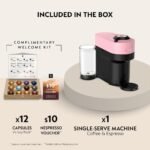Nespresso Vertuo Pop+ Coffee and Espresso Maker by De'Longhi, Candy Pink - Image 4