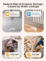 Govee WiFi Water Leak Detector 3 Packs, Leak Alert with Remotely Email/APP Push and Sound Alarm, Smart Water Sensor with 100dB Adjustable Alarm, Suit for Home and Basement - Image 4