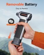 WOLFBOX MF200 22.2Wh 7.4V Rechargeable Li-ion Battery Pack – Removable Backup Power for Compressed Air Duster (Battery Only, No Charger) - Image 3