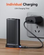 WOLFBOX MF200 22.2Wh 7.4V Rechargeable Li-ion Battery Pack – Removable Backup Power for Compressed Air Duster (Battery Only, No Charger) - Image 4