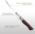 HOSHANHO Professional High Carbon Stainless Steel Santoku Knife & Boning Knife - Image 7