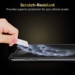 UNBREAKcable 3-Pack Screen Protector for iPhone 11 Pro/XS/X, Double Shatterproof Tempered Glass [Easy Installation Frame] [9H Hardness] [HD Clear] [Case Friendly] for 5.8 Inch - Image 4