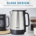 AROMA® 1.7-Liter Electric Kettle with Rapid Boil and Auto-Shut-Off in Stainless Steel (AWK-1401SB) - Image 3