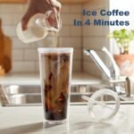 Electric Iced and Hot Tea Maker with 20oz Traveling Tumbler, Single Coffee Machine with Reusable Filter (BLACK) - Image 6