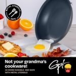 Guy Fieri's Flavortown Laser Titanium 12 Piece Set - Non-stick Cookware Set Without PFAS, PTFE, or PFOA, 3x More Durable, Dishwasher Safe, Oven Safe - Image 5