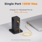 Charging Station PD 100W, TESSAN 9-in-1 USB C Power Strip for iPhone 17/16/15, MacBook, Tablet, Desktop Phone Fast Charger with 3 AC, 3 USB-A Ports, Home Drom Office Accessories - Image 3