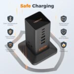 Charging Station PD 100W, TESSAN 9-in-1 USB C Power Strip for iPhone 17/16/15, MacBook, Tablet, Desktop Phone Fast Charger with 3 AC, 3 USB-A Ports, Home Drom Office Accessories - Image 5