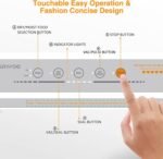 MEGAWISE Updated Vacuum Sealer Machine，MEGAWISE Food Sealer w/Starter Kit (Grey) - Image 4