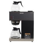 BUNN 33200.0015 VPR-2GD 12-Cup Pourover Commercial Coffee Brewer with Upper and Lower Warmers and Two Glass Decanters, Black, Stainless, Standard - Image 3