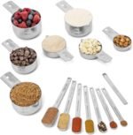 Hudson Essentials Stainless Steel Measuring Cups and Spoons Set (14 Piece Set) - Image 3