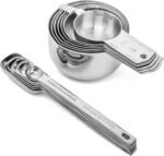 Hudson Essentials Stainless Steel Measuring Cups and Spoons Set (14 Piece Set) - Image 5