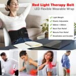 Cordless Red Light Therapy for Waist Back Pain Relief Near Infrared Light Therapy Device for Body Led Portable Wearable Wrap Rechargeable with 4000mAh Battery - Image 3