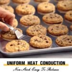 Commercial Quality Baking Sheet Pan Set, Natural Aluminum Cookie Sheet, Umite Chef Warp Resistant Baker's Half Sheet Pan, Large Thick Cookie Tray Pans for Baking, Roasting(2 Pack, 18X13In) - Image 5