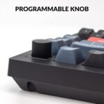 Keychron V1 75% Wired Mechanical Keyboard, QMK/VIA Programmable, Hot-swappable K Pro Brown Switches, Compatible with Mac Windows Linux - Carbon Black - Image 4