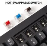 Keychron V1 75% Wired Mechanical Keyboard, QMK/VIA Programmable, Hot-swappable K Pro Brown Switches, Compatible with Mac Windows Linux - Carbon Black - Image 5