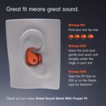 Beats Powerbeats Fit - Wireless Noise Cancelling Workout Earbuds with Secure-Fit Wingtips, Up to 30-Hour Battery Life, Sweat & Water Resistant, Apple & Android Compatible - Spark Orange - Image 4