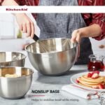 KitchenAid Stainless Steel Mixing Bowls, Set Of 3 - Image 5