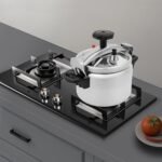 3Qt Small Pressure Cooker, Mini 35kpa Instant Pot Compatible with Electric, Ceramic, or Halogen Stoves, Secure Locking & One Hand Operate - Image 3