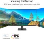 ASUS 27” Eye Care Monitor (VA279QG) – IPS, Full HD, 99% sRGB, Frameless, 120Hz, Adaptive-Sync, 1ms, Speakers, HDMI, DisplayPort, VGA, Low Blue Light, Flicker Free, Wall Mountable, 3 yr Warranty - Image 3