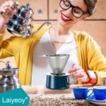 Pour Over Coffee Dripper, Slow Drip Paperless Coffee Filter, Stainless Steel Pour Over Coffee Maker for Single Cup Brew, Double Mesh Design of Manual Reusable Cone Filter. - Image 5
