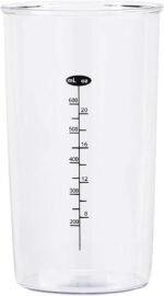 Amazon Basics Multi-Speed Immersion Hand Blender for Kitchen Mixing, Smoothies, Soups, 500 Watt Powerful, with Blending Stick, Whisk, Chopper and Beaker, Silver - Image 3