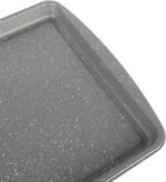 Oster Greystone 3 Piece Carbon Steel Nonstick Kitchen Baking Pans/Cookie Sheet Bakeware Set, Premium PFA Nonstick Material W/Grey Speckle - Image 6