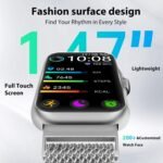 Fitness Tracker with 24/7 Continuous Heart Rate, Blood Oxygen Monitor, Smart Watch with Sleep Monitor, IP68 Waterproof Activity Tracker Step Counter for Women Men - Image 3