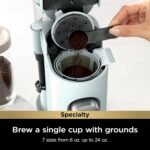 Ninja Pods & Grounds Specialty Single-Serve Coffee Maker, K-Cup Pod Compatible, Built-In Milk Frother, 6-oz. Cup to 24-oz. Travel Mug Sizes, Iced Coffee Maker, Glacier Blue, PB051GB - Image 3