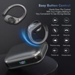 Wireless Earbuds, Sports Bluetooth Headphones, 75Hrs Playtime Ear Buds with LED Power Display, Noise Canceling Headset, IPX7 Waterproof Earphones for Workout/Running - Image 4