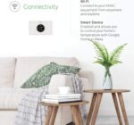 Bosch Thermotechnology Bosch Connected BCC50 Wi-Fi Thermostat-Compatible with Alexa and Google Assistant, All-in-One, Touch Screen, Safety Control, Smart Home, White - Image 4