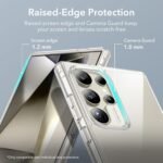 ESR for Samsung Galaxy S24 Ultra Phone Case, 3 Stand Modes Kickstand for S24 Ultra Cover, Military-Grade Drop Protection, Slim Fit, Boost Series Case, Clear - Image 4