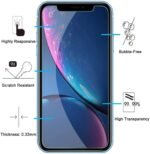 NEW'C 3 Pack Designed for iPhone 11 and iPhone XR Screen Protector (6.1"), Enhanced Tempered Glass Protection, Case Friendly Anti Scratch Bubble Free Ultra Resistant - Image 3