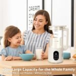 8 in1 Automatic Nut Milk Maker, 40oz Soybean Milk Machine, Homemade Almond, Oat, Soy, Plant-Based Milk and Non Dairy Beverages, 12 Hours Timer/Room Temp/Auto-Clean/Keep Warm/Boil/Low-Noise - Image 6
