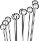 2 Pieces Stainless Steel Mini Ball Whisk 10-Inch and 12-Inch, Egg Beater Manual Mixer Whisk for Sauces Cream Cooking Blender - Image 5